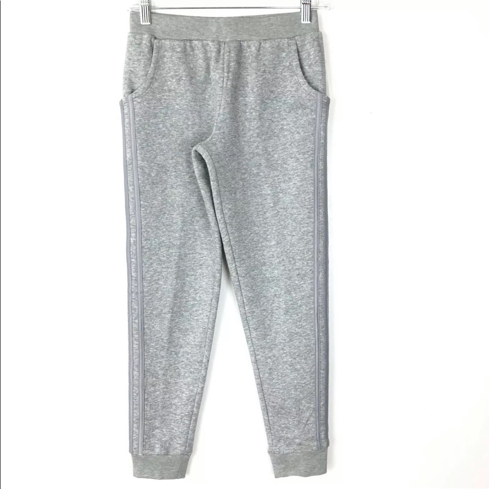 NWT ADIDAS Jogger Large 14 Gray SOFT ELASTIC Ankle
